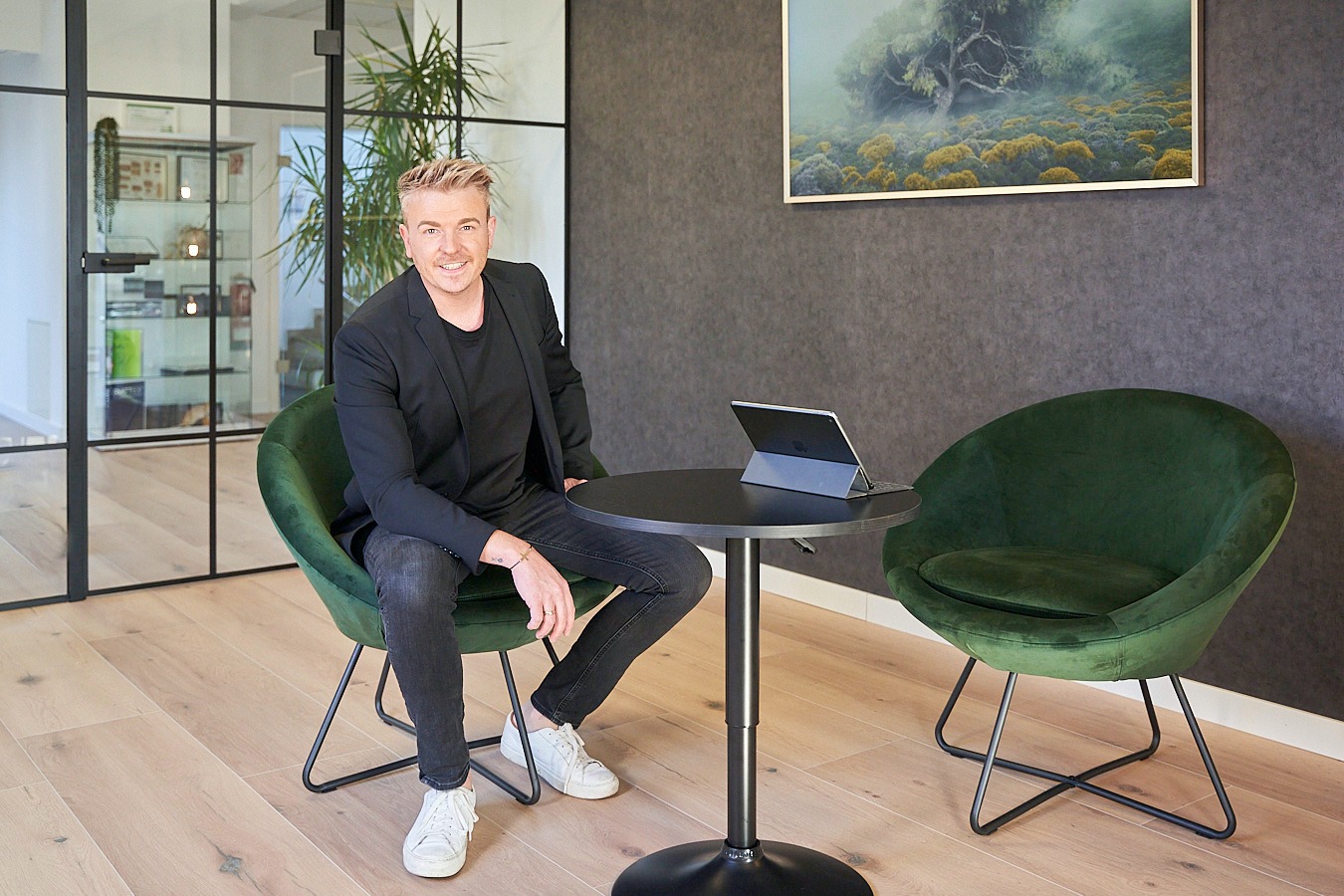 Lukas Bartels und Matthias beim Podcast-Gespräch in Solingen